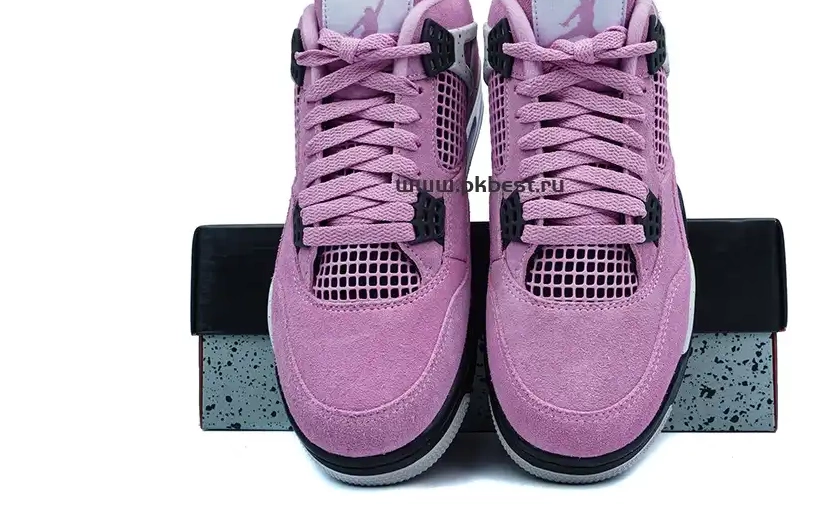 Jordan TO 4 READY PK RETAIL SHIP “Orchid” Air MATERIALS Jordan GOD 0504